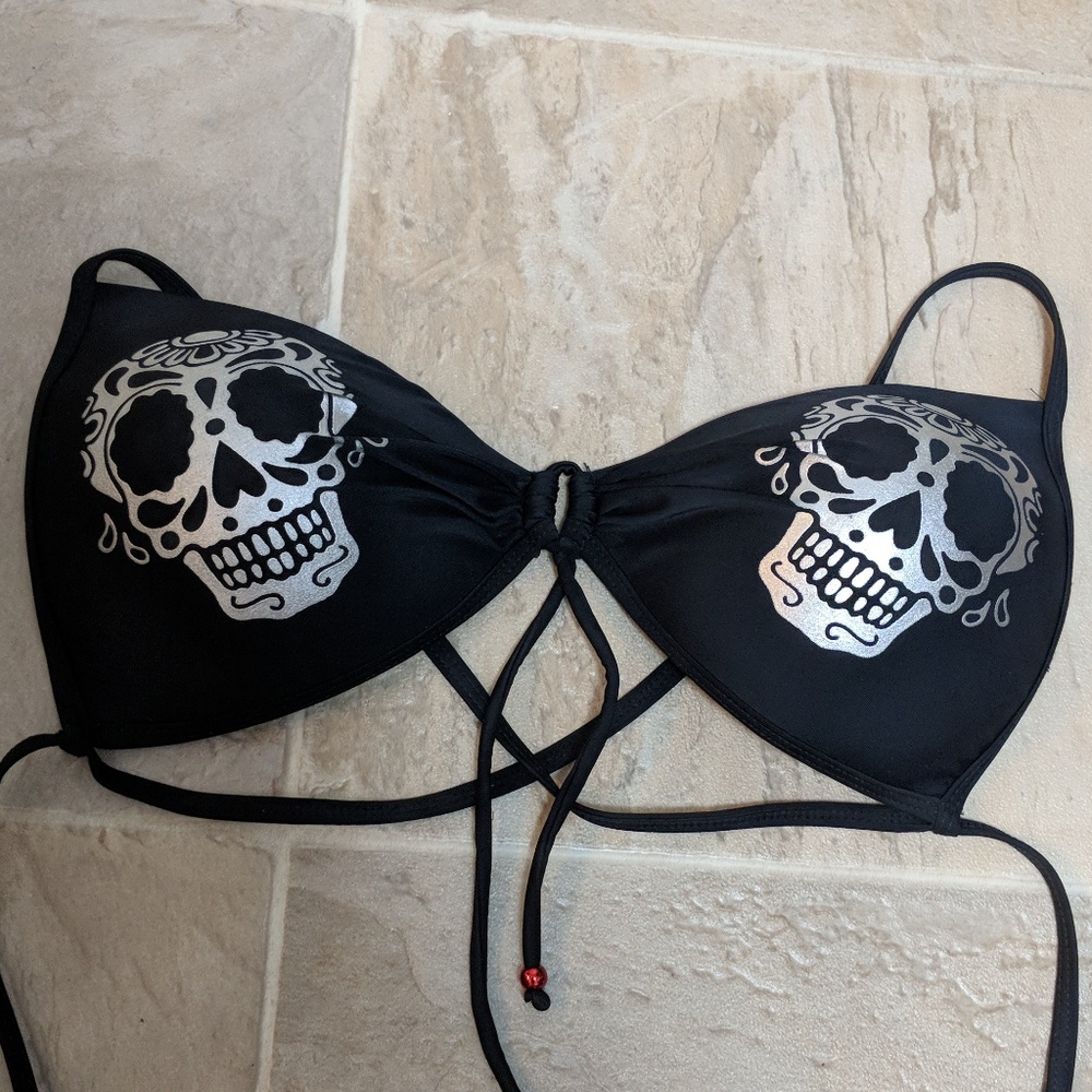 Pirate Skull Cosplay Bikini top